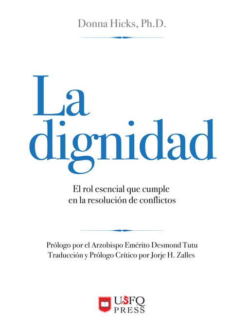 Title details for La dignidad by Donna Hicks - Available